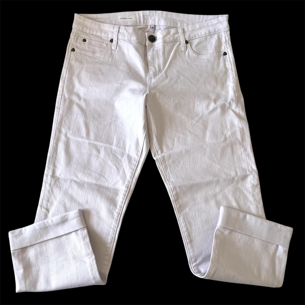 Kut White Denim Ankle Jeans. Size 12 - Picture 2 of 3